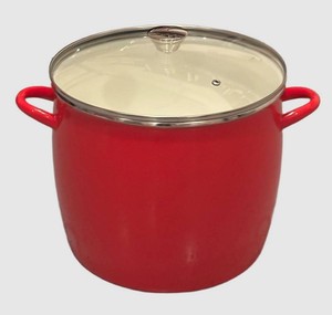 G - New Sabatier 16 Qt Stock Pot with Glass Lid