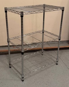 G - Metal Shelving Rack - 3-Tier Wire Shelf