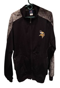 FC - Minnesota Vikings Reebok NFL Quarter-Zip Football Shirt Size XL