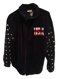 FC2 - Patriotic Fleece Jacket by Sarah Fashions Size XL