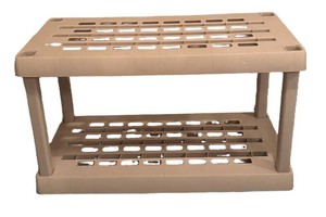 G - Sterilite 2-Tier Plastic Organizer Shelf