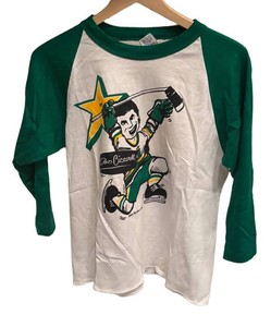 FC2 - Vintage Minnesota North Stars Dino Ciccarelli Hockey Shirt Size Youth Large