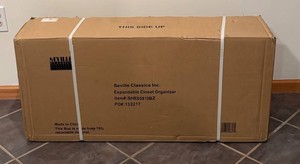 LLK - New Seville Classics Expandable Closet Organizer  Model SHE05813BZ