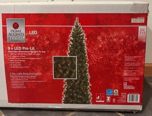 LLK - New Home Accents Holiday 9ft LED Douglas Fir Artificial Christmas Tree