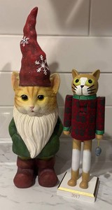 LLK - Festive Cat Decor Figurines