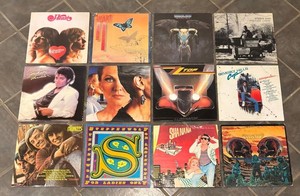 LLK - 12 Record Album Collection including Heart, ZZ Top & More