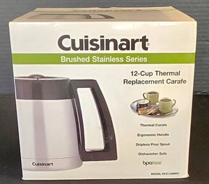 O - Thermal Replacement Carafe - Cuisinart DCC-2400RC 12-Cup New in Box