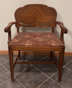 LLK - Vintage Art Deco Waterfall Armchair