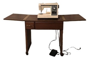 LL - Vintage Sewing Table with Kenmore Sewing Machine