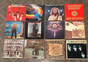 LLK - Vintage Vinyl Records including Beatles, LED Zeppelin and More