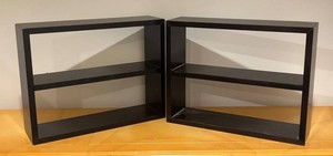 LLK - Two Black Shelves