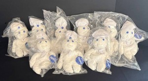 DR - Set of Nine New Pillsbury Doughboy Plush Toys