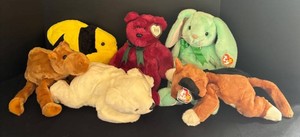 LR - Ty Beanie Babies Large Plush Animal Collection