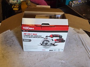 New in Box Hyper Tough 20V Max Lithium-Ion Cordless Circular Saw Set including Battery and Charger