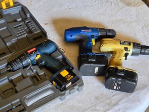 Ryobi, Power Glide, and Generic Cordless Drills - Untested