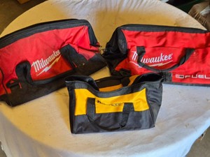 Milwaukee and DeWalt Tool Bags Including Milwaukee M18 Fuel Bag and DeWalt Bag