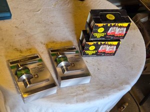 Defiant Hall and Closet Door Levers and Emergency Lighting Kits