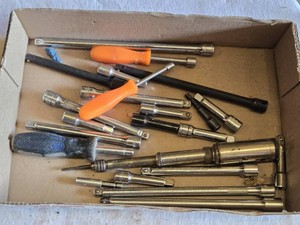 Assorted Hand Tools including 38 Socket Extensions