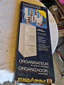 Stack A Shelf Stackable Storage Organizer with dimensions of 31.5 H x 12 W x 12 D - New in Box