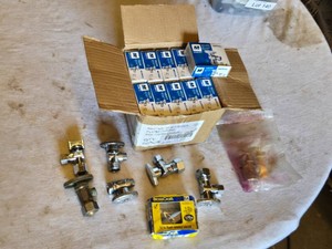 Mainline Chrome Plated Angle Stop Valves Box of 20 and BrassCraft Angle Valve