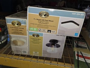 Hampton Bay Flush and Semi-Flush Mount Lighting Fixtures