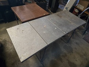 Folding Tables including Aluminum Camp Table, Wood Table