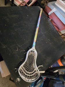 STX Ultra Power Lacrosse Stick with Mesh Head and Colorful Shaft