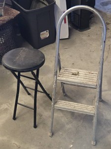 Cosco Step Ladder and Folding Stool