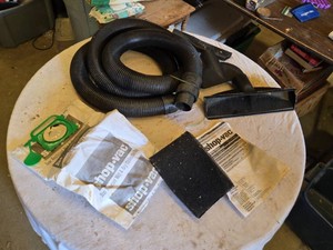 Shop-Vac Hose and Attachments Set including Wet & Dry Collection Bags and Foam Filter
