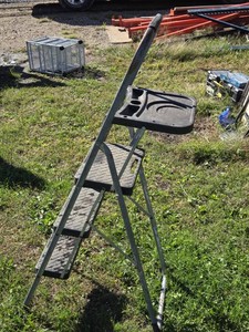 Werner 3-Step Ladder with Tray