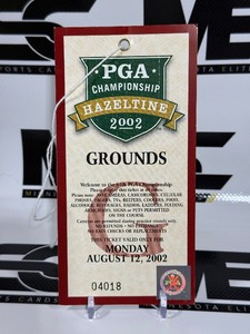 2002 PGA Championship Hazeltine Golf Grounds Pass