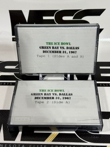 1967 Ice Bowl Green Bay Packers vs. Dallas Cowboys December 31st Audio Game Tapes