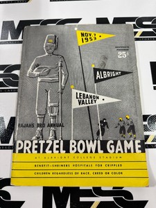 1953 Vintage Pretzel Bowl Game Program