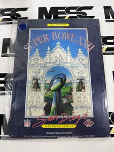 Super Bowal XXII Official Football Game Program