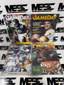 (4) Green Bay Packers Game Day Programs 1981, 1984, 1985
