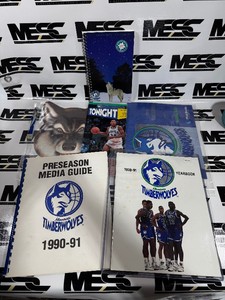 Minnesota Timberwolves Basketball Lot og Publications, Media Guides, and More