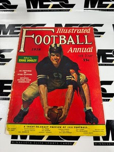 1938 Vintage Football Illustrated Annual Publication