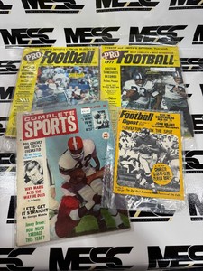 (4) Vintage 1960s-70s Football Publications