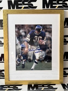 Bill Boom Boom Brown Autograph w Triple Crown Authentication Letter Framed Minnesota Vikings Football Photo