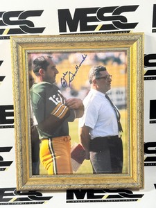 Zeke Bratkowski Autographed Green Bay Packers Football Photo