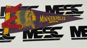 Minneapolis, MN Vintage Mini Felt Pennant