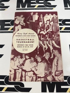 1947 Vintage Minnesota State High School Basketball Program