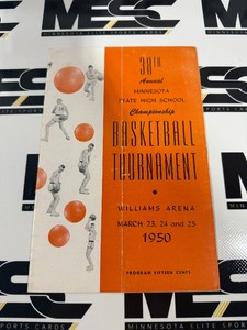 1950 Vintage Minnesota State High School Basketball Program