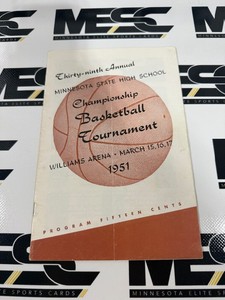 1951 Vintage Minnesota State High School Basketball Program