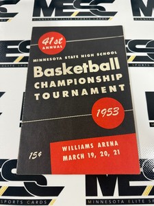 1953 Vintage Minnesota State High School Basketball Program