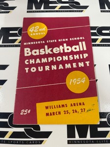 1954 Vintage Minnesota State High School Basketball Program