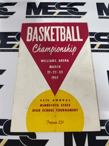 1957 Vintage Minnesota State High School Basketball Program