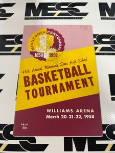 1958 Vintage Minnesota State High School Basketball Program