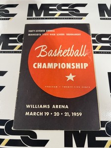 1959 Vintage Minnesota State High School Basketball Program