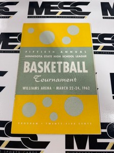 1962 Vintage Minnesota State High School Basketball Program